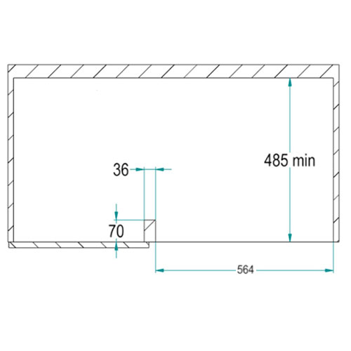 Полиця Elite Combis висувна 600мм поворотна, 2-х рівнева, ліва, титан