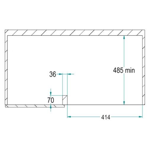 Полиця Ikona висувна 450/865х485мм поворотна, 2-х рівнева, права, Ardesia Полиця Ikona висувна 450/865х485мм поворотна, 2-х рівнева, права, Ardesia