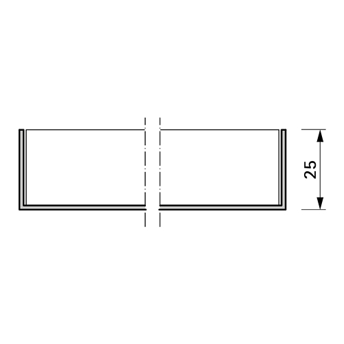 Полиця зі сталі серія B, 900х450мм (з дном), 65 чорний фарб.