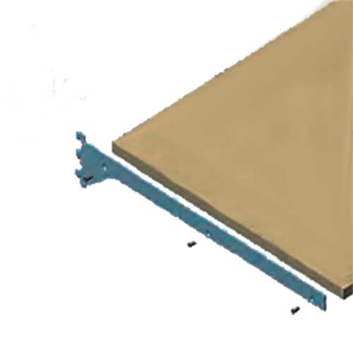 Полицетримач для полиці P500х30мм, лівий, чорний мат. Полицетримач для полиці P500х30мм, лівий, чорний мат.