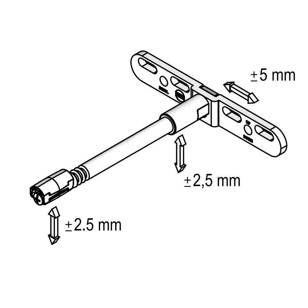 Полицетримач L=175мм d=14мм з кріпильн. пластиною для ДСП от 25мм, прих монтаж, 10кг Полицетримач L=175мм d=14мм з кріпильн. пластиною для ДСП от 25мм, прих монтаж, 10кг