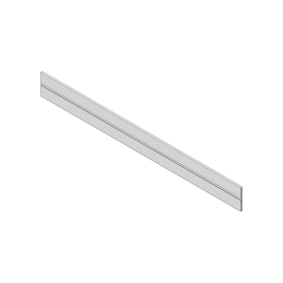 Поперечний роздільник TANDEMBOX/INTIVO L=1077мм, під розкрій, білий шовк Поперечний роздільник TANDEMBOX/INTIVO L=1077мм, під розкрій, білий шовк