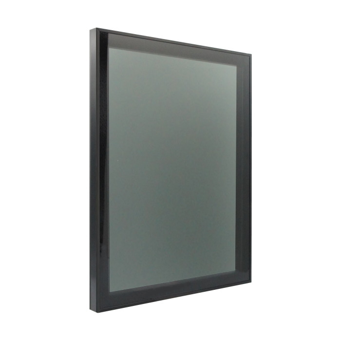 Профиль для двери IKS mini, черный мат., 6100мм (стекло в паз)