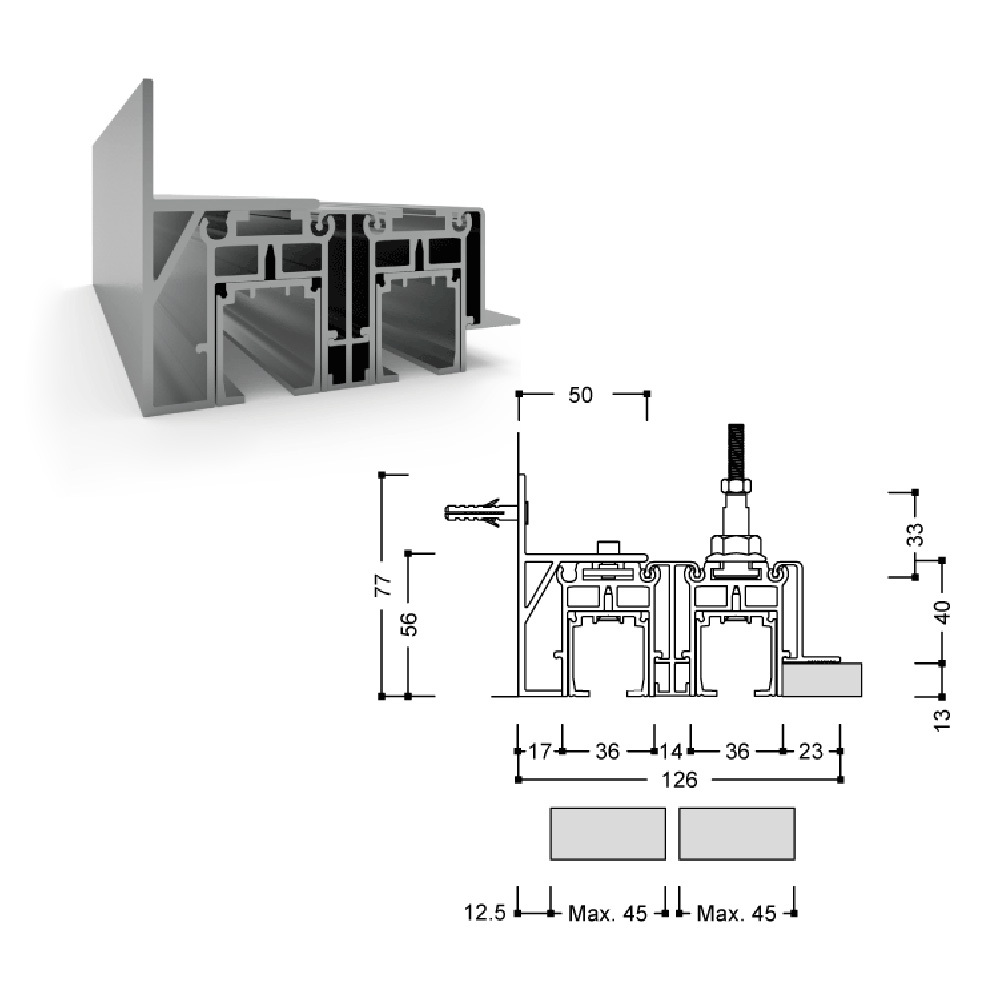 Профіль для фіксації гіпсокартону, 6м Профіль для фіксації гіпсокартону, 6м