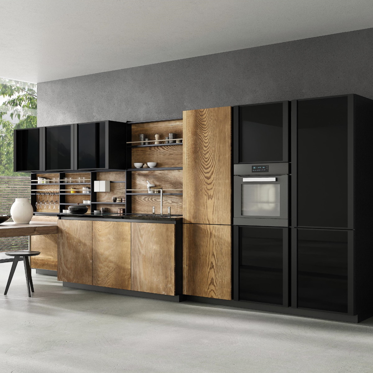 Профіль горизонтальний ANTE 14X22.5X497мм, чорний матовий (алюміній) Профіль горизонтальний ANTE 14X22.5X497мм, чорний матовий (алюміній)