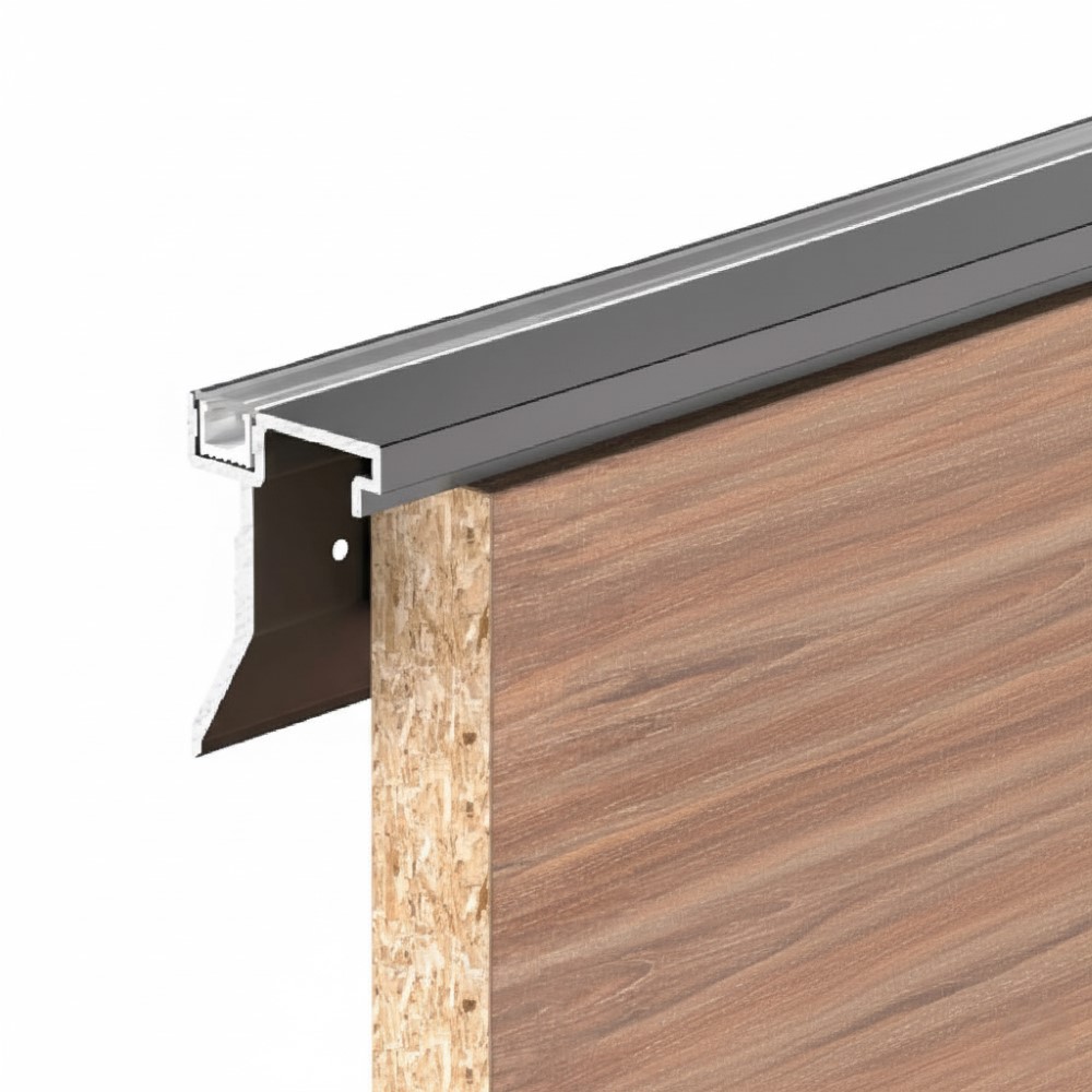 Профіль LINE3, L=4350мм, з отвором для LED, чорний матовий