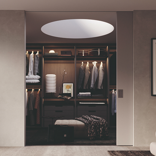 Профіль направляючий нижній L=1300мм, кріплення в пазу (упаковка-10шт), пластик