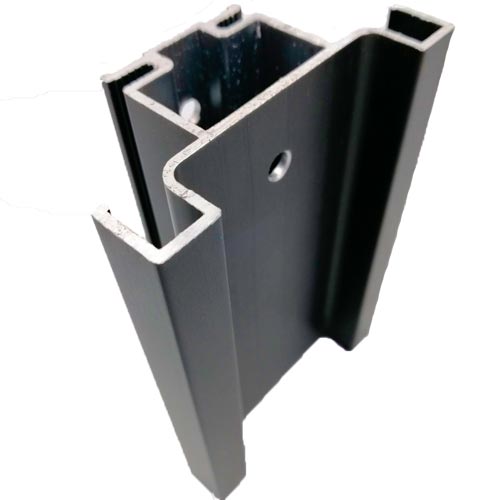 Профіль-ручка Gola, вертик. двостор., чорн. браш (алюм.), 4.35м Профіль-ручка Gola, вертик. двостор., чорн. браш (алюм.), 4.35м