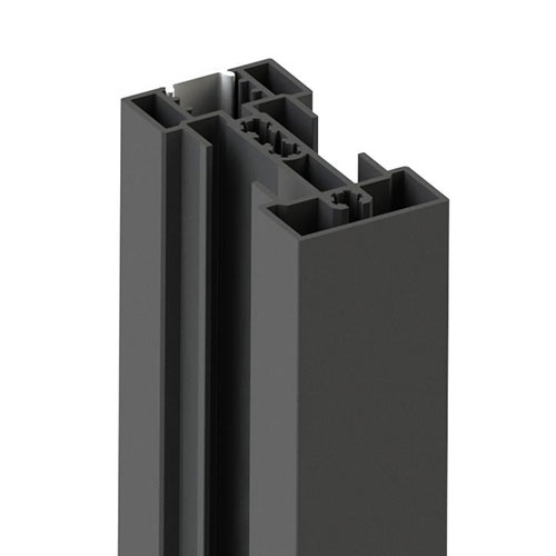 Профиль вертикальный Stili 4.8м, черный (анодированный)