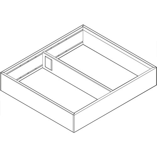 Рама AMBIA-LINE для LEGRABOX стандарт.ящик, L=270мм, шир.=242мм, белый шелк