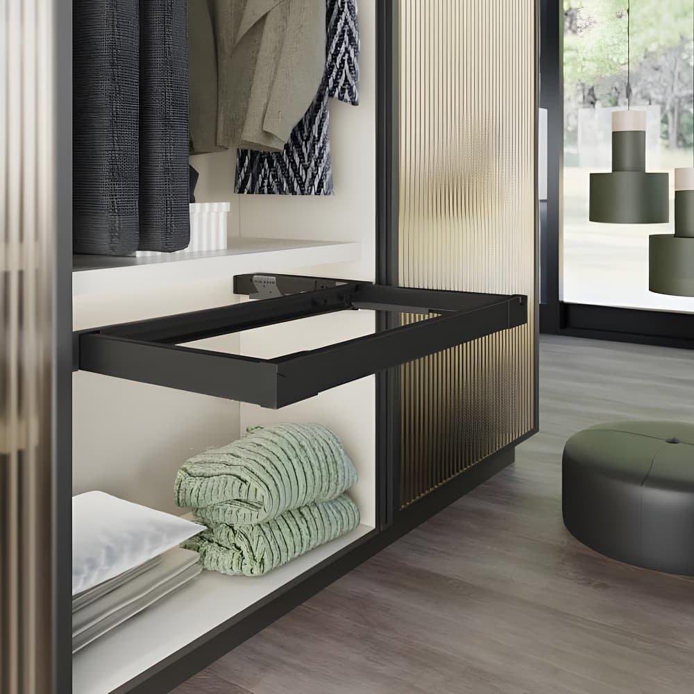 Рама Ipnos 900мм (864-914х470мм), повного висуву, чорний Рама Ipnos 900мм (864-914х470мм), повного висуву, чорний