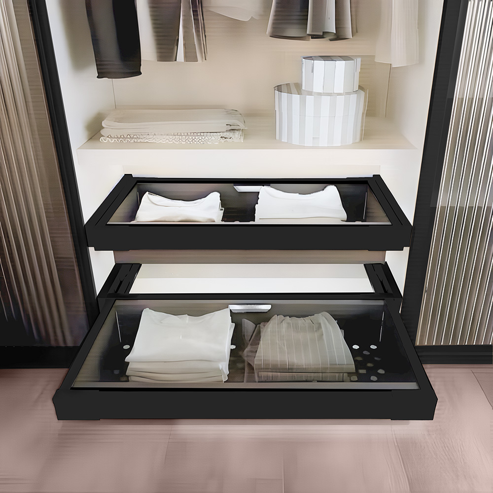 Рама Ipnos 900мм (864-914х470мм), повного висуву, чорний Рама Ipnos 900мм (864-914х470мм), повного висуву, чорний