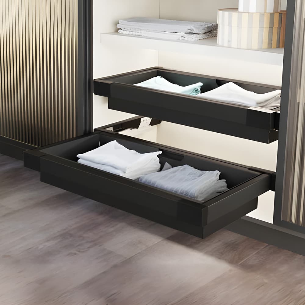 Рама Ipnos 600мм (564-614х470мм), повного висуву, чорний Рама Ipnos 600мм (564-614х470мм), повного висуву, чорний