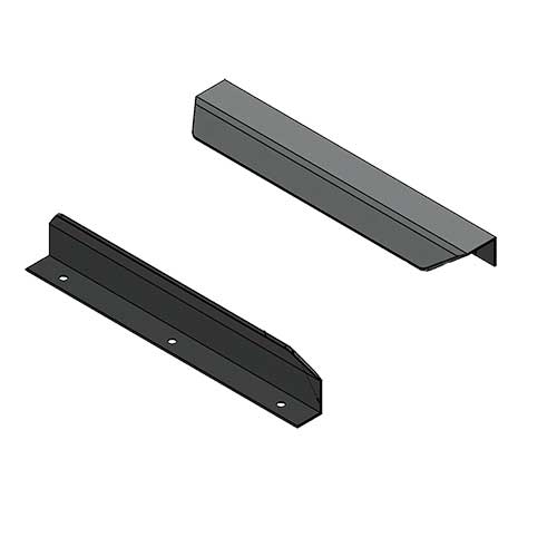 Ручка BLAZE 2, L=200мм, м/о 2х80мм, чорний браш Ручка BLAZE 2, L=200мм, м/о 2х80мм, чорний браш