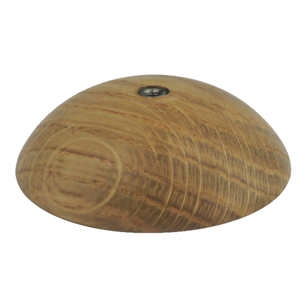 Ручка-кнопка BOWL d65х20мм, дуб лакований Ручка-кнопка BOWL d65х20мм, дуб лакований