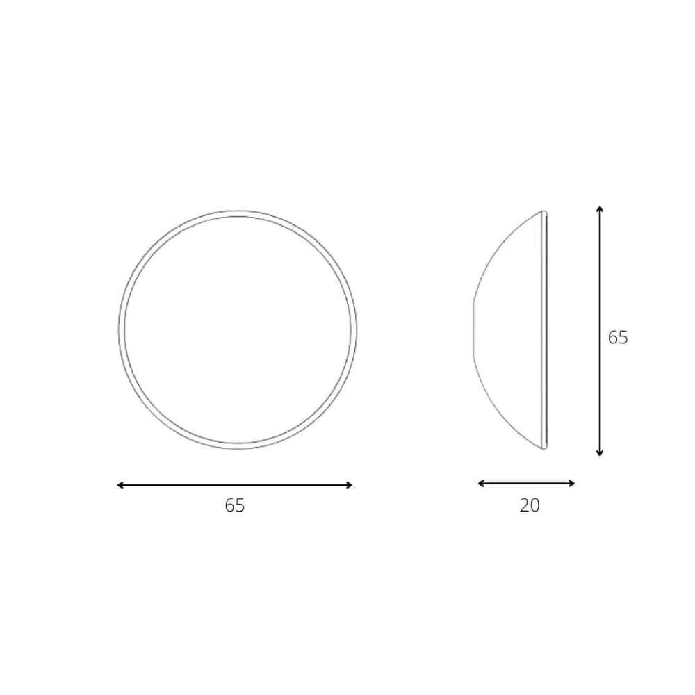 Ручка-кнопка BOWL d65х20мм, дуб лакований Ручка-кнопка BOWL d65х20мм, дуб лакований