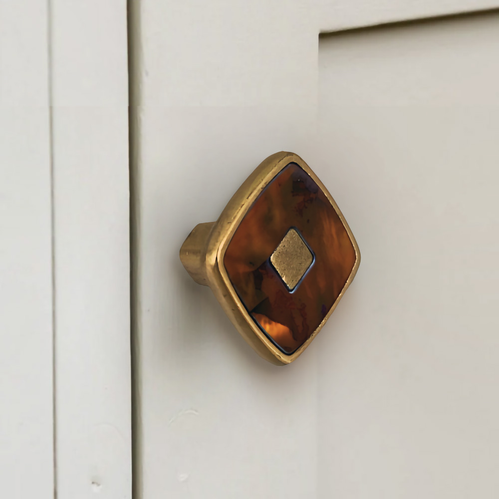 Ручка-кнопка стара бронза/штучні перли Ручка-кнопка стара бронза/штучні перли