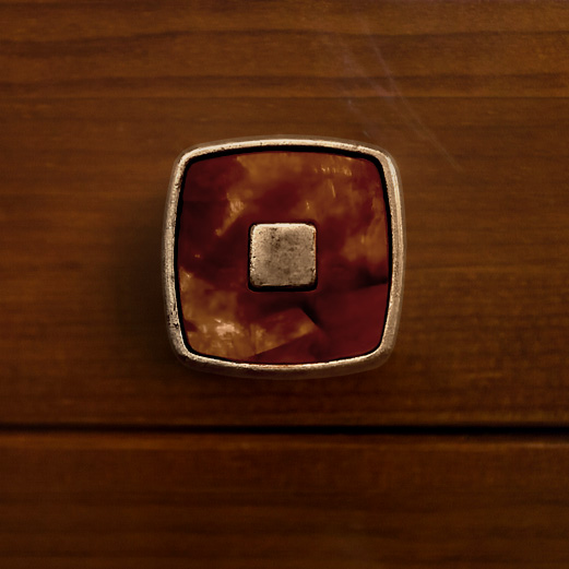 Ручка-кнопка стара бронза/штучні перли Ручка-кнопка стара бронза/штучні перли