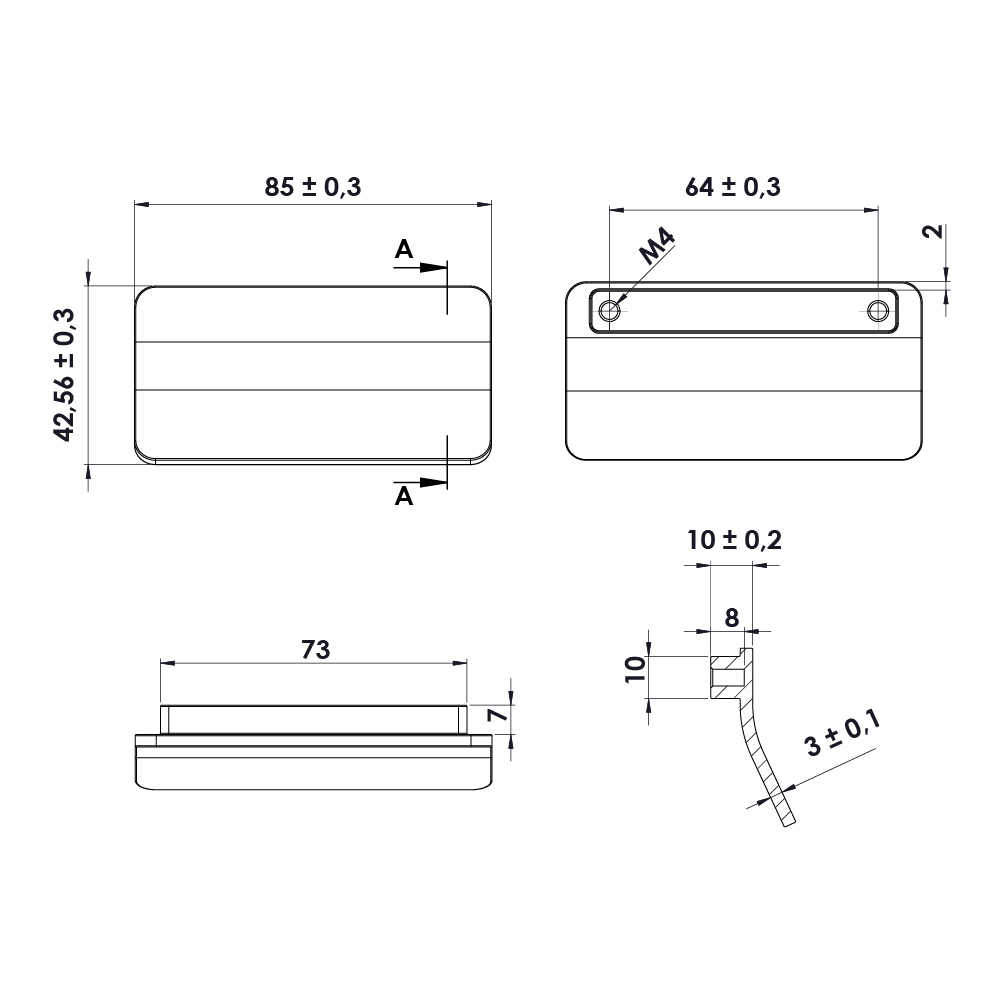 Ручка LEAF 85х20хh43мм, м/о 64мм, латунь Ручка LEAF 85х20хh43мм, м/о 64мм, латунь
