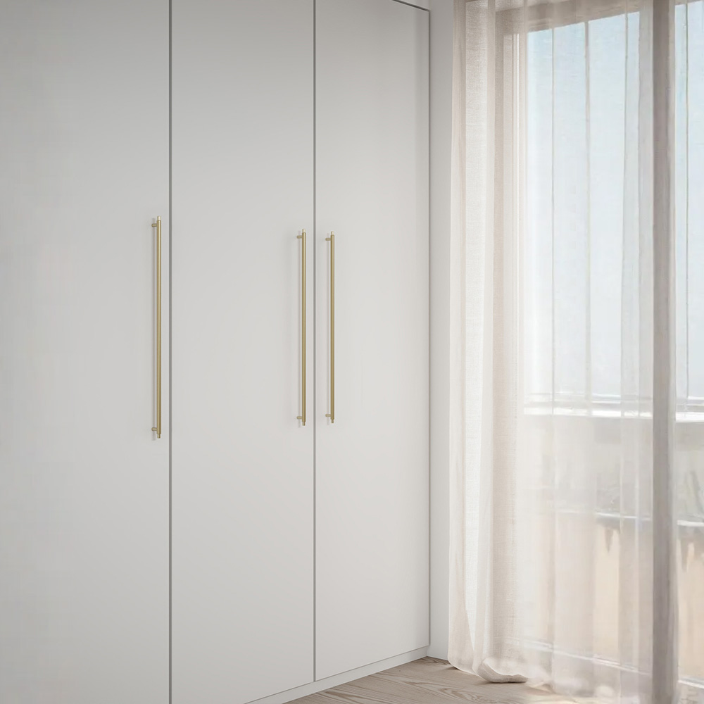 Ручка MANOR LONG 694хh36хd14мм, м/о 640мм, золото