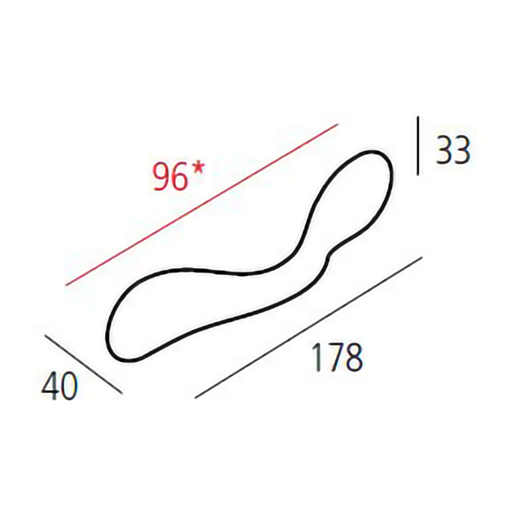 Ручка SOFT м/о 96мм, хром полірований Ручка SOFT м/о 96мм, хром полірований