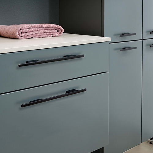 Ручка TAU, L=286мм, м/о 160мм, чорний браш Ручка TAU, L=286мм, м/о 160мм, чорний браш