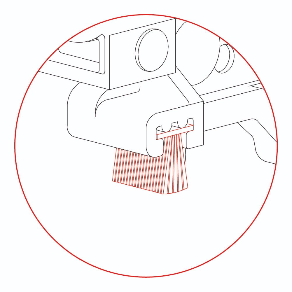 Щітка для системи Fine 6.7хh7мм