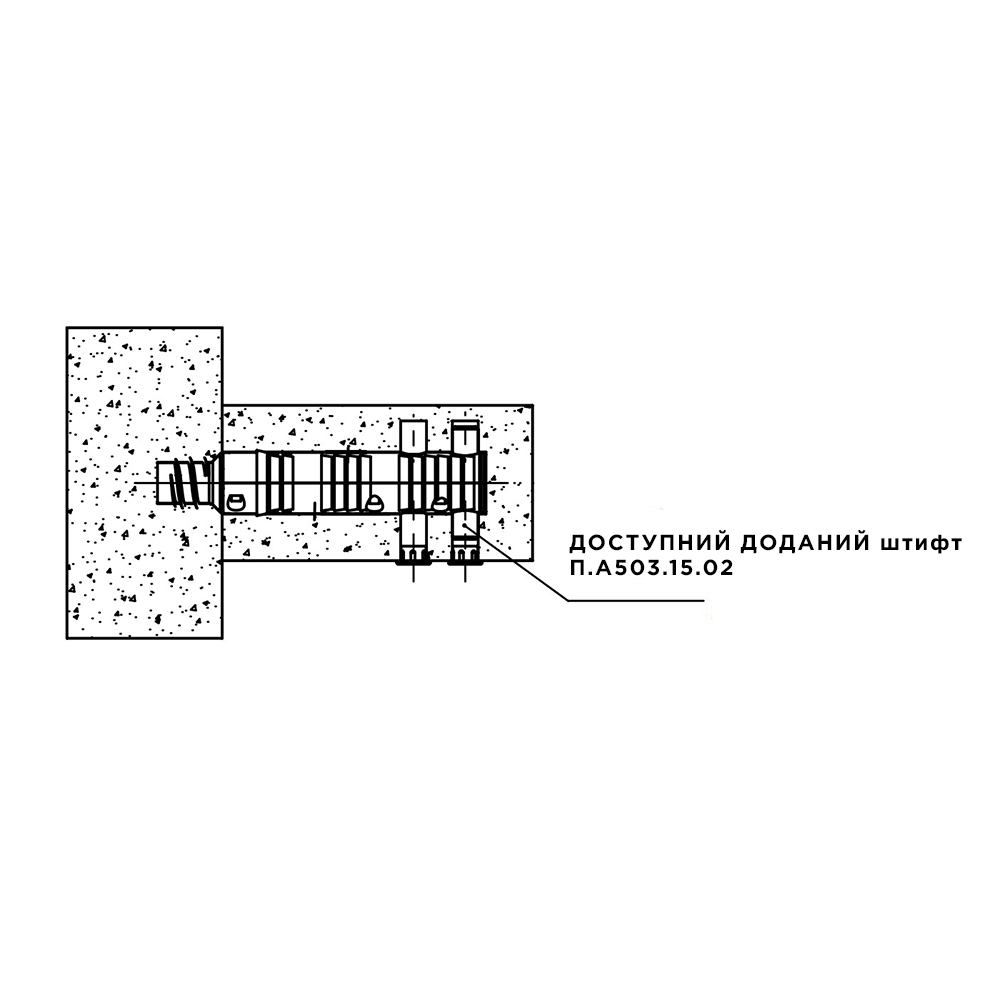 Штифт d5х15мм PA503, цинк к арт.GN501 Штифт d5х15мм PA503, цинк к арт.GN501