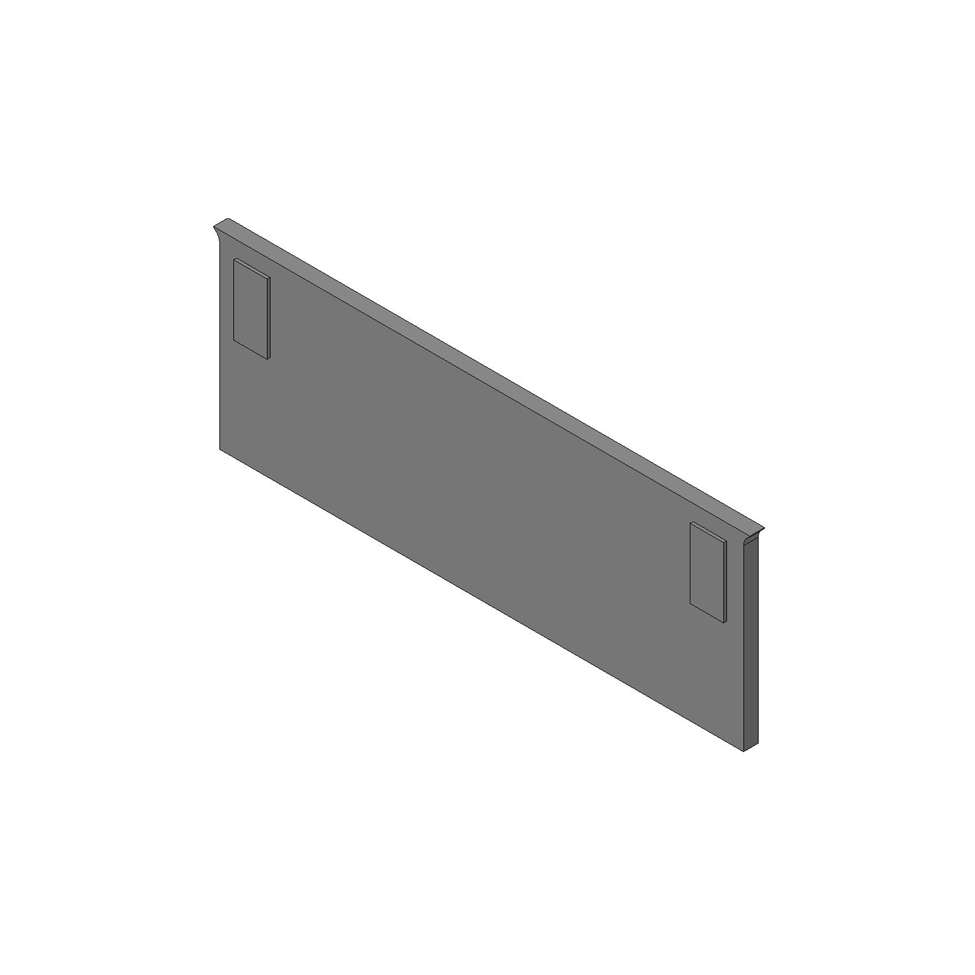Стенка соединительная для ORGA-LINE 194мм (пластик), тем.-серый