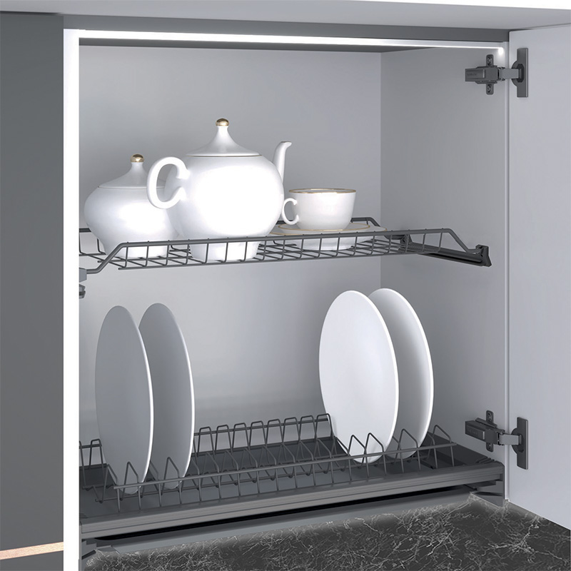 Сушарка 2-х рівнева, 900мм, Gold, ардезія Сушарка 2-х рівнева, 900мм, Gold, ардезія