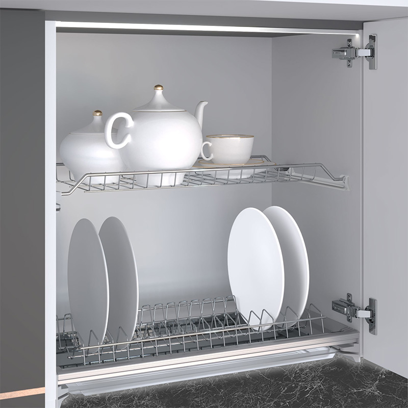 Сушарка 2-х рівнева, 800мм, Gold, хром Сушарка 2-х рівнева, 800мм, Gold, хром