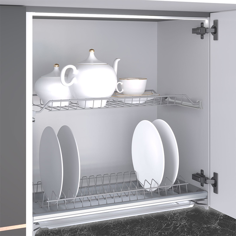 Сушарка 2-х рівнева, 700мм, Gold, сіра Сушарка 2-х рівнева, 700мм, Gold, сіра