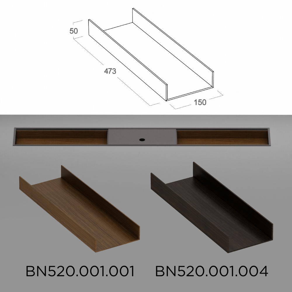 Лоток 1500, з одною кришкою, свинець (алюміній) Лоток 1500, з одною кришкою, свинець (алюміній)