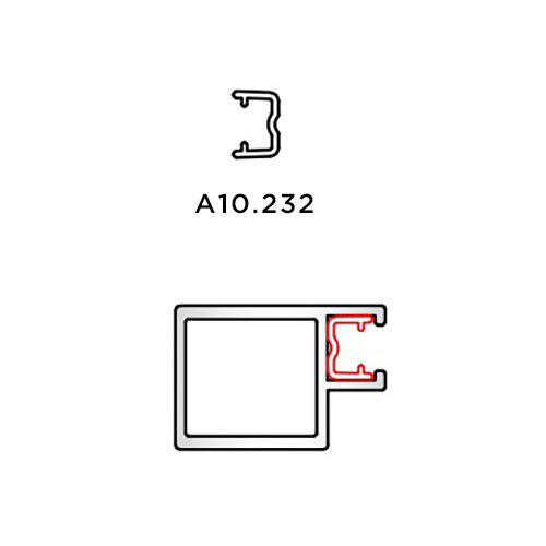 Ущільнювач для профіля ISM 955, 3000мм Ущільнювач для профіля ISM 955, 3000мм