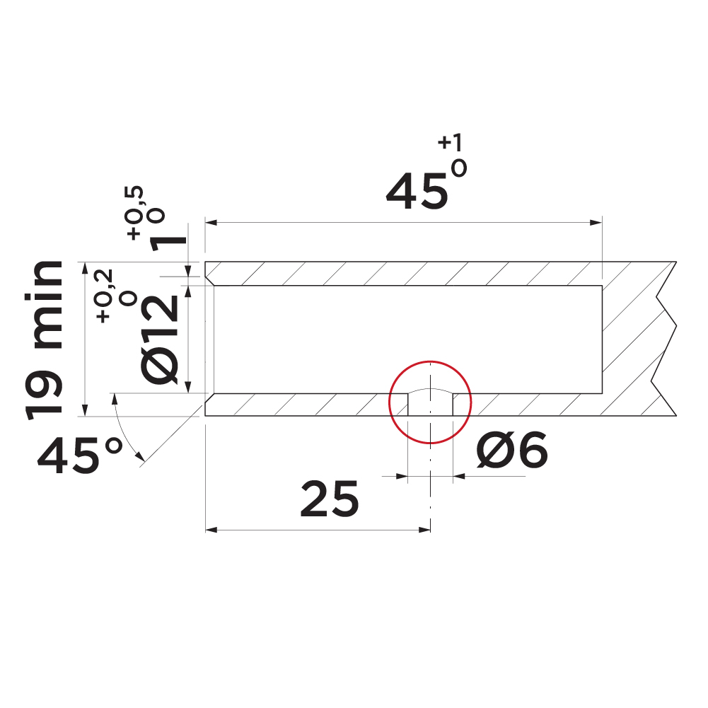 Втулка для стяжки Vertigo h=12.5мм, нейлон Втулка для стяжки Vertigo h=12.5мм, нейлон