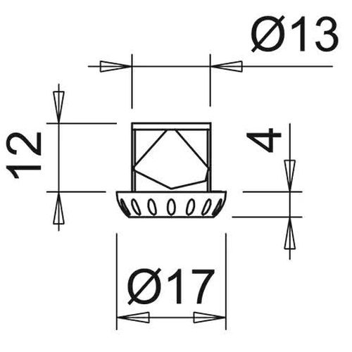Выключатель SIMPLY SENSOR d=13mm (врезной) 150W/230V, черный (220V)