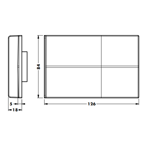 Заглушка для підвіса 807XLRV, біла