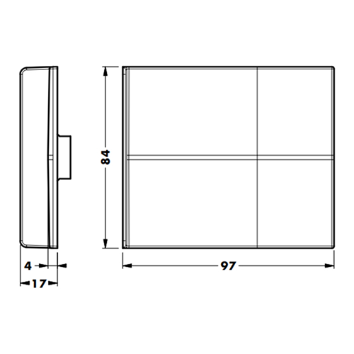 Заглушка для подвеса 807RV, черный