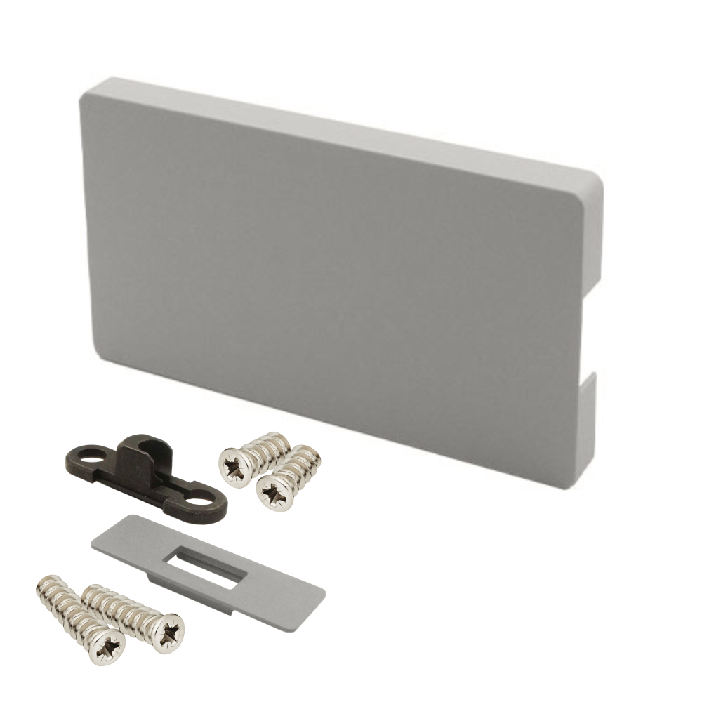 Заглушка для зовнішнього механізму SLIMWINCH, шовково-сірий (RAL 7044) Заглушка для зовнішнього механізму SLIMWINCH, шовково-сірий (RAL 7044)