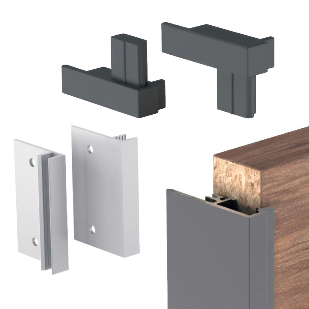 Боковий профіль-заглушка  LINE3  під 18 мм, L =  4.35 м, чорний