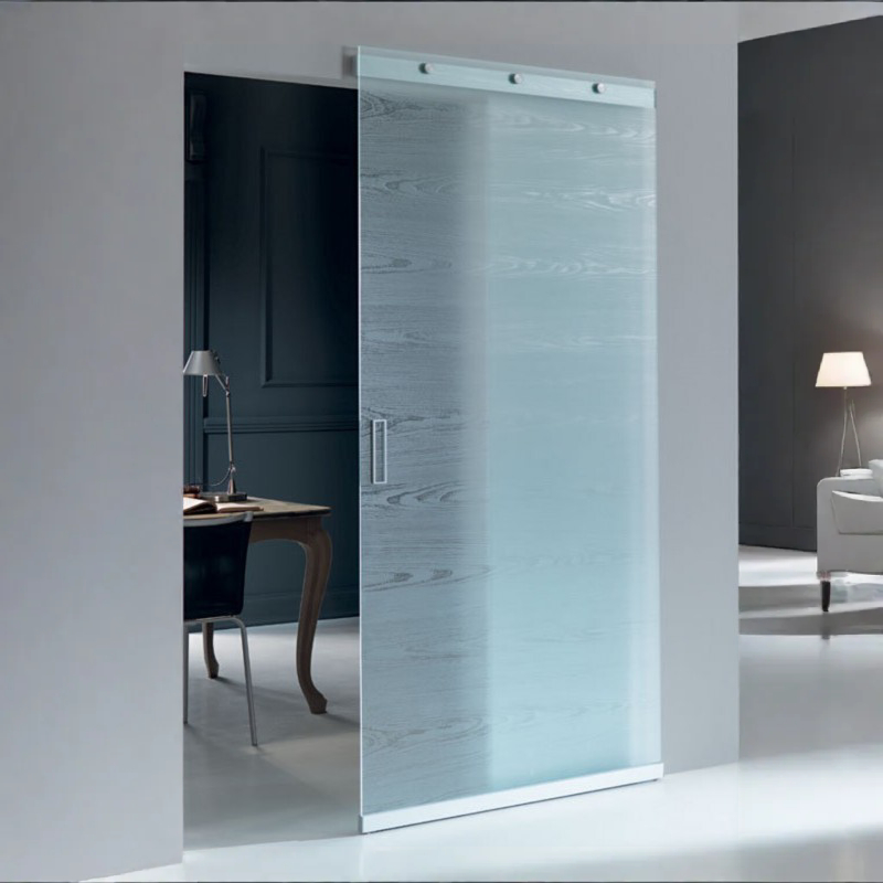 К-т системи MAGIC2/1100 (прихов. механізм) на одні двері, скло 10мм 80кг, L=1100мм К-т системи MAGIC2/1100 (прихов. механізм) на одні двері, скло 10мм 80кг, L=1100мм