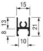 Горизонтальний профіль RS-Base (верхній), 1,2,3,4,5м