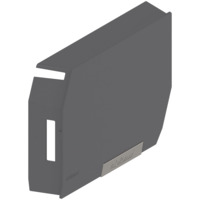 Заглушка AVENTOS HK-S з передньою заглушкою, права (пластик), темно-сірий Заглушка AVENTOS HK-S з передньою заглушкою, права (пластик), темно-сірий