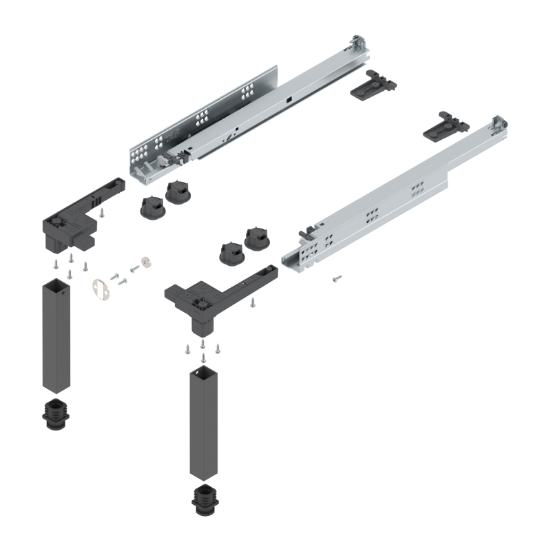 Комплект SPACE STEP L=460мм, пластик/сталь, ОРІОН Комплект SPACE STEP L=460мм, пластик/сталь, ОРІОН