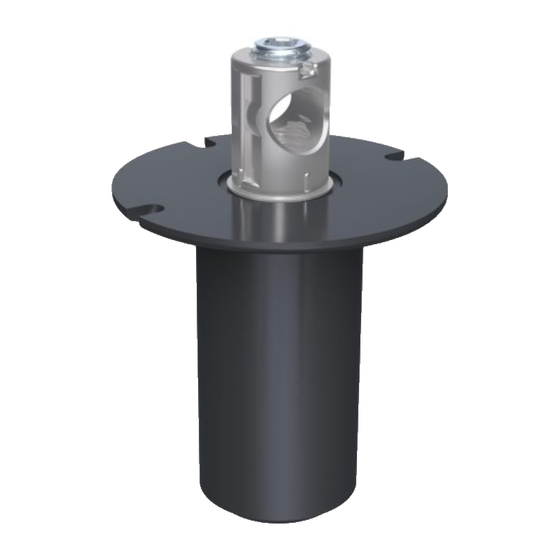 Опора h=32мм для товщини 18мм, з конектором CT88 (d14х18мм) Опора h=32мм для товщини 18мм, з конектором CT88 (d14х18мм)