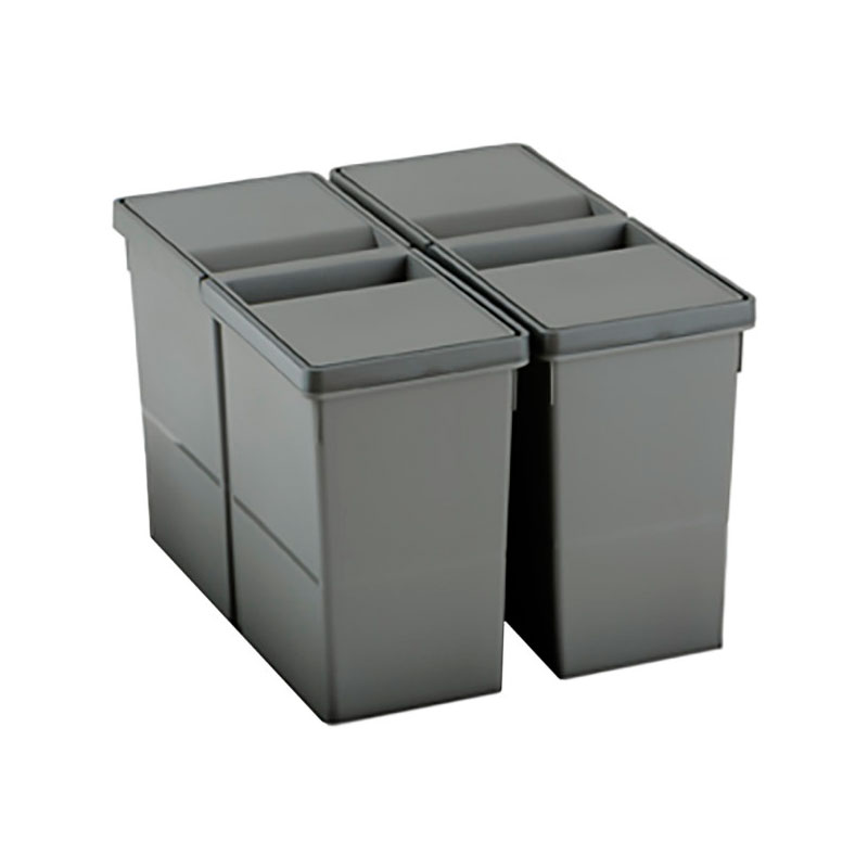 Сортер 400-450-500 9XL, 2x11л, H=277мм, пластик, сірий оріон Сортер 400-450-500 9XL, 2x11л, H=277мм, пластик, сірий оріон