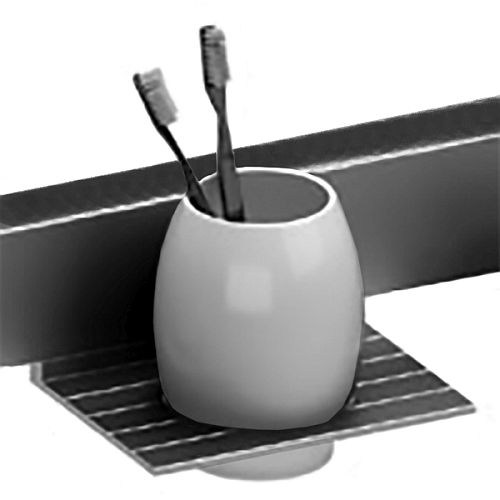 Тримач Freedom для склянки 150мм, чорний (алюміній) Тримач Freedom для склянки 150мм, чорний (алюміній)