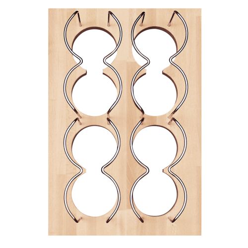 Лоток для пляшок 400мм, бук Лоток для пляшок 400мм, бук