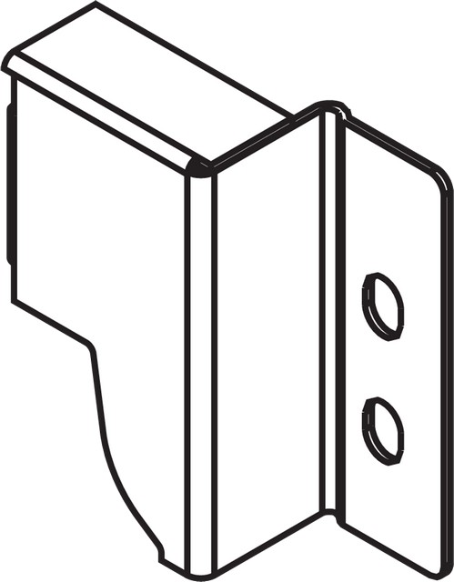 Крепл. задней стенки TANDEMBOX N (69 мм), левое, серый  