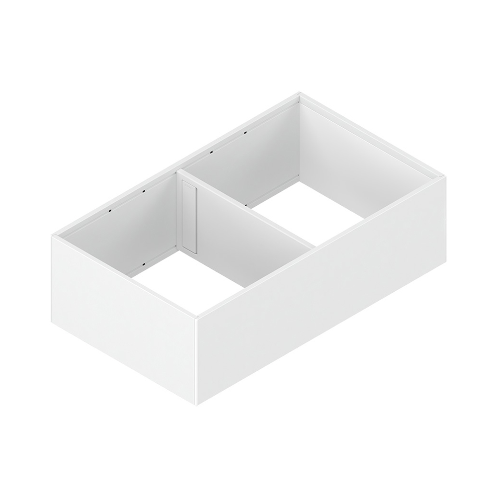 Рама AMBIA-LINE для LEGRABOX, ящик з висок. фасадом, від L=400мм, шир.=218мм, сталь, білий шовк